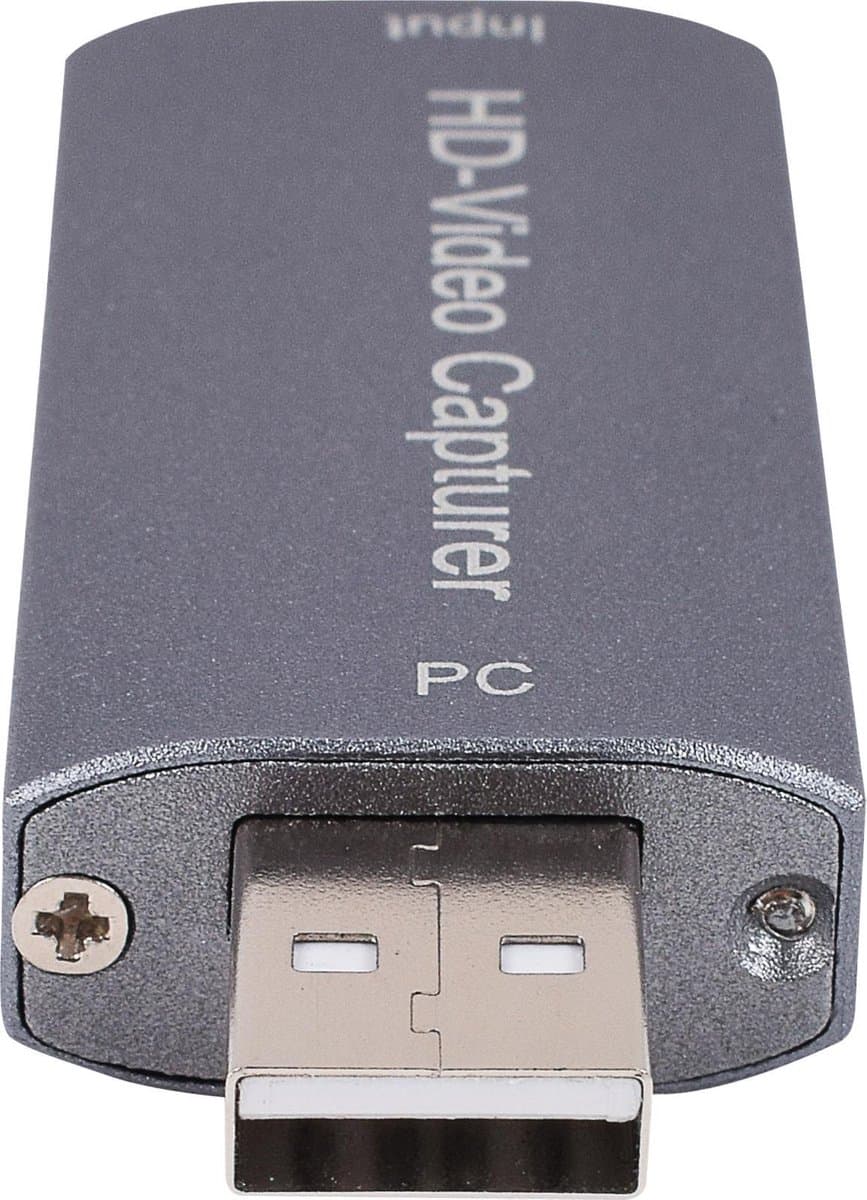 Smartzo - HDMI Capture Card - Grijs - HDMI naar USB - Video Capture - Opnemen, Streamen, Video Bellen en Live Casts thumbnail 2