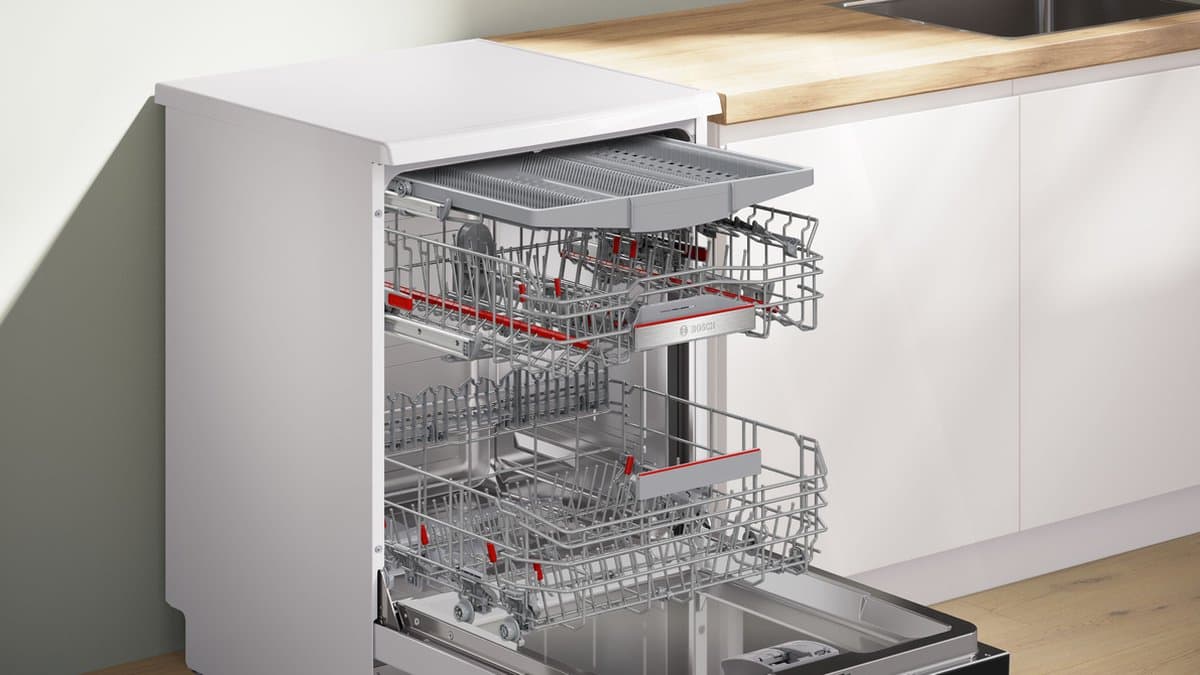Bosch SMS6ECW15E - Serie 6 - Vrijstaande vaatwasser - 60 cm - Wit - Energielabel A - Home Connect thumbnail 5