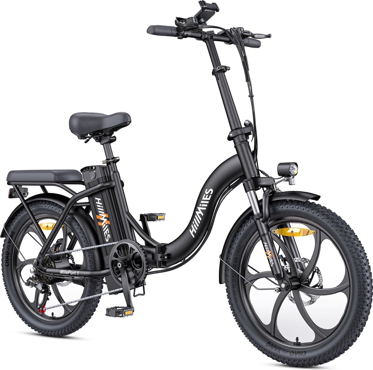Hillmiles MilePort 1 – Opvouwbare e-bike 250W, 20 inch thumbnail 2