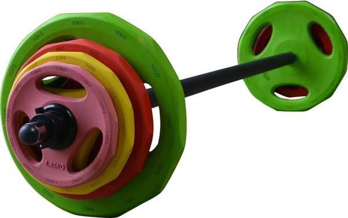RS Sports Aerobic Pump Set 40 kg met 150 cm stang