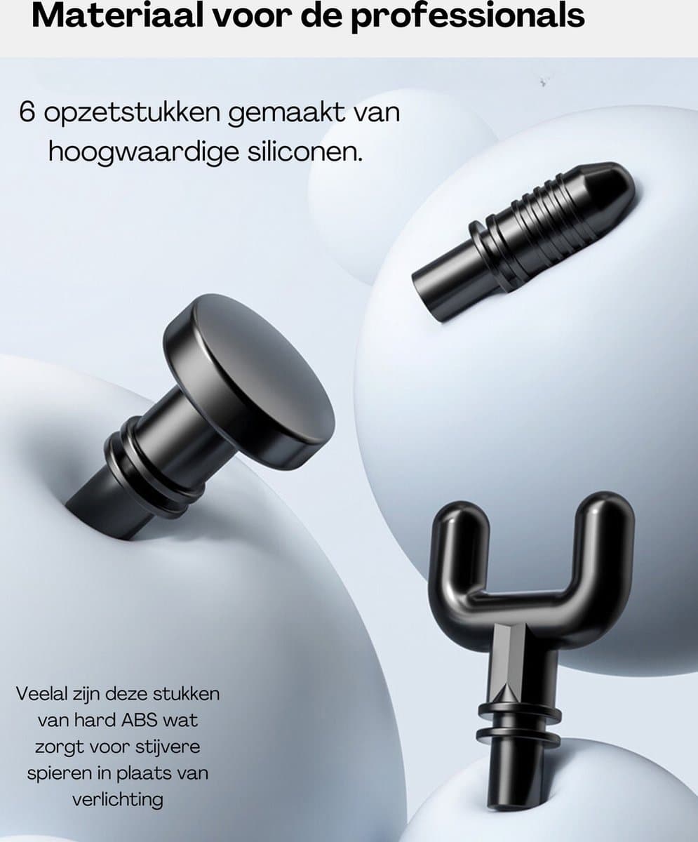 Tec Lux Massage Gun: 6 koppen, 10 uur batterij, €29,99 thumbnail 7