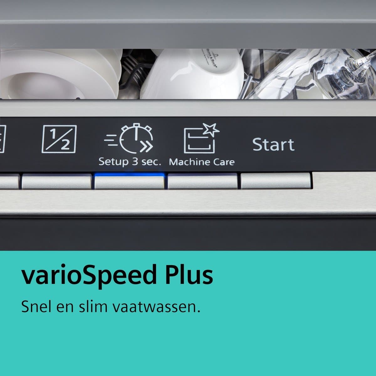 Siemens SX65ZX16CE - iQ500 - Inbouwvaatwasser - 60 cm - Zeer stil - Energielabel B - Home Connect - varioSpeed Plus je vaat tot wel drie keer zo snel schoon - Zeolith: extra droge vaat thumbnail 6