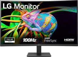 Productfoto van LG 32MR50C-B 31,5 inch curved monitor met 100 Hz