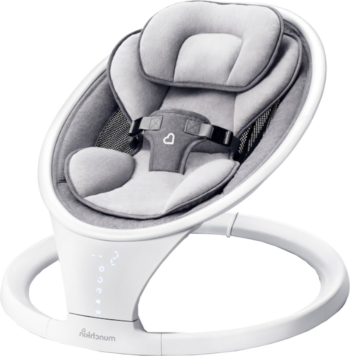Munchkin swing - baby wipstoel elektrisch lichtgewicht bluetooth - schommelstoel thumbnail 7