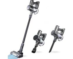 Productfoto van Luxari S1000 draadloze steelstofzuiger met 4 filters en 4 opzetstukken