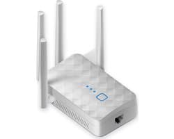 WiFi Versterker Stopcontact - Dual Band WiFi Repeater 1200 Mbps - 2.4 en 5 GHz - met LAN-poort - Geschikt voor Alle Routers en Providers