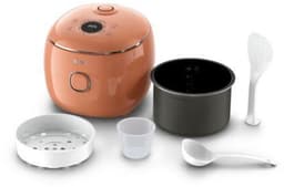 Productfoto van Tefal Pop RK535T - Rijstkoker - Compact - 2L - 8 programma’s - 24 uur uitgestelde start
