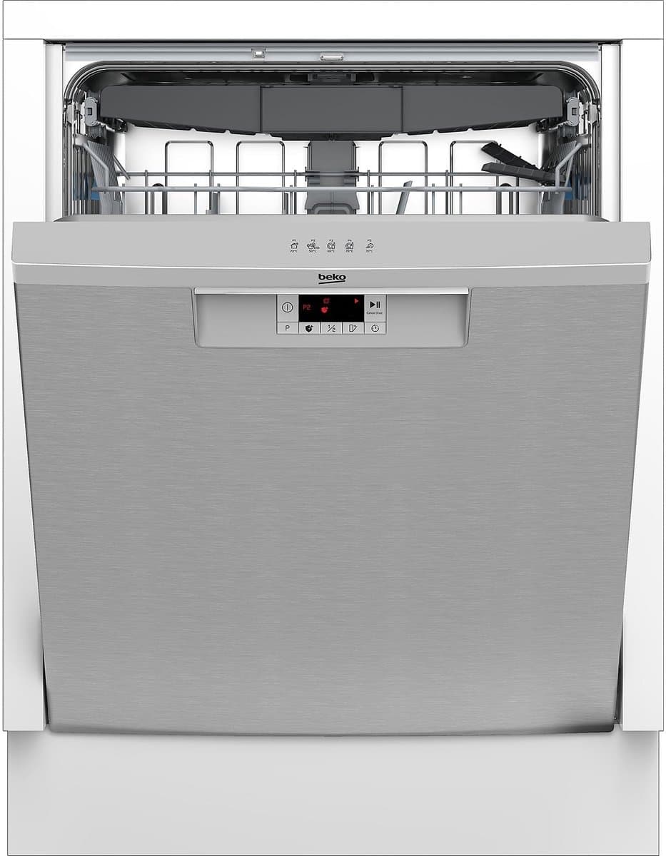 Beko BDUN16450X | Onderbouw vaatwasser | B Label | RVS