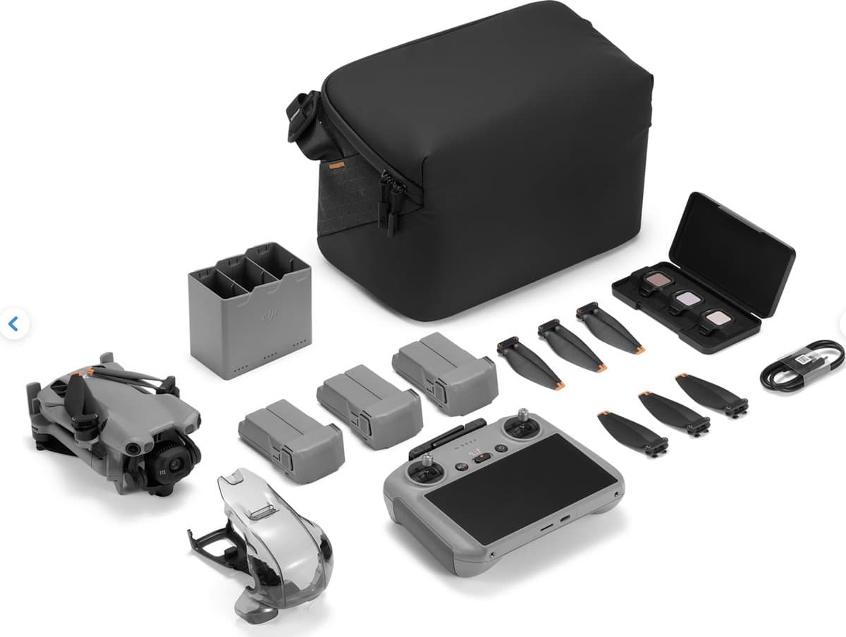 Dji Drone Mini 5 Pro Fly More Combo PLUS Rc 2 Camera's En Video-Opnamekit - Extra lange accuduur thumbnail 2