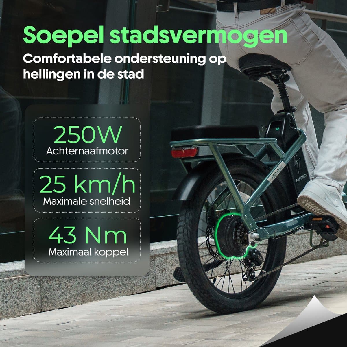 Fafrees F20 Flex Elektrische Vouwfiets - 20 Inch - Torque Sensor - 250W Motor - 36V 20Ah Lithium Accu - Actieradius tot 120km - Shimano 7 Versnellingen - E-bike Heren & Dames thumbnail 7