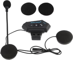 Productfoto van Helm Bluetooth Headset - Motorhelm Luidsprekers - Veilig Bellen - Hi-Fi Geluidskwaliteit - 1 Paar - Zwart