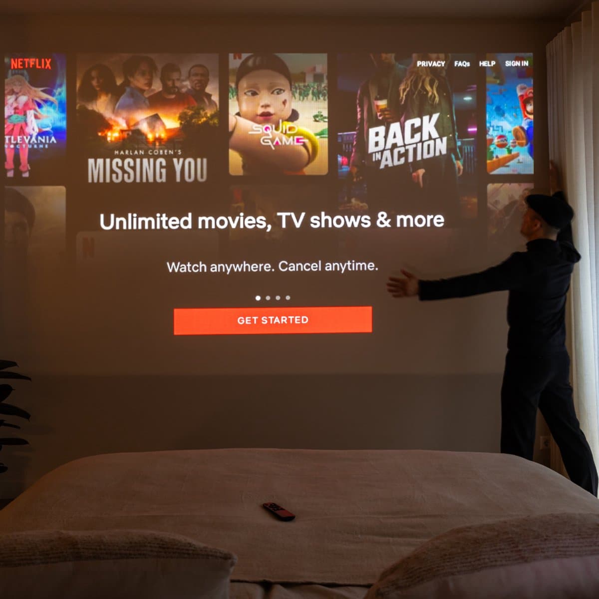 STOBE® TITANIC draagbare mini beamer - Beamer Projector - mini projector - HDMI - AUX - USB - 4K beamer support - Thuisbioscoop thumbnail 6