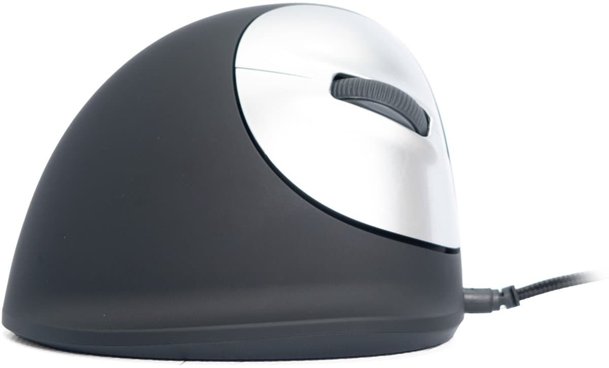R-Go HE - Ergonomische Muis voor grote handen - Break software - USB - Verticaal - Zwart thumbnail 6