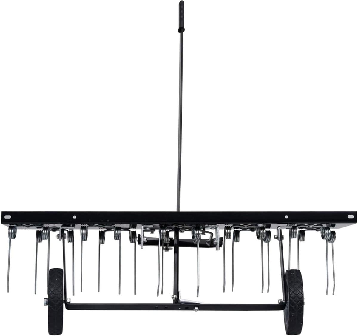 Verticuteermachine Gazontractor - Grasventilator Opzetstuk - Gazon Onderhoud - Werkbreedte 100 cm - 102 x 85 x 37 cm - Zwart thumbnail 5