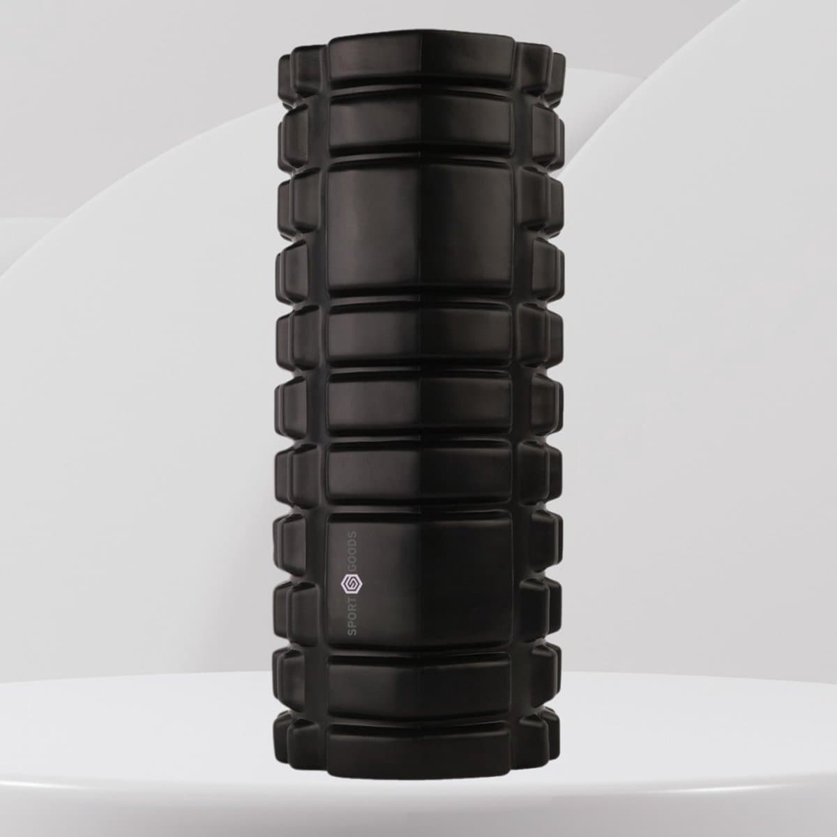 Sport-Goods Foam Roller - Massage Rol voor Triggerpoint & Spierherstel - Fitness Roller voor Rug, Benen & Nek - Zelfmassage na Sporten - Yoga & Pilates - Zwart thumbnail 2