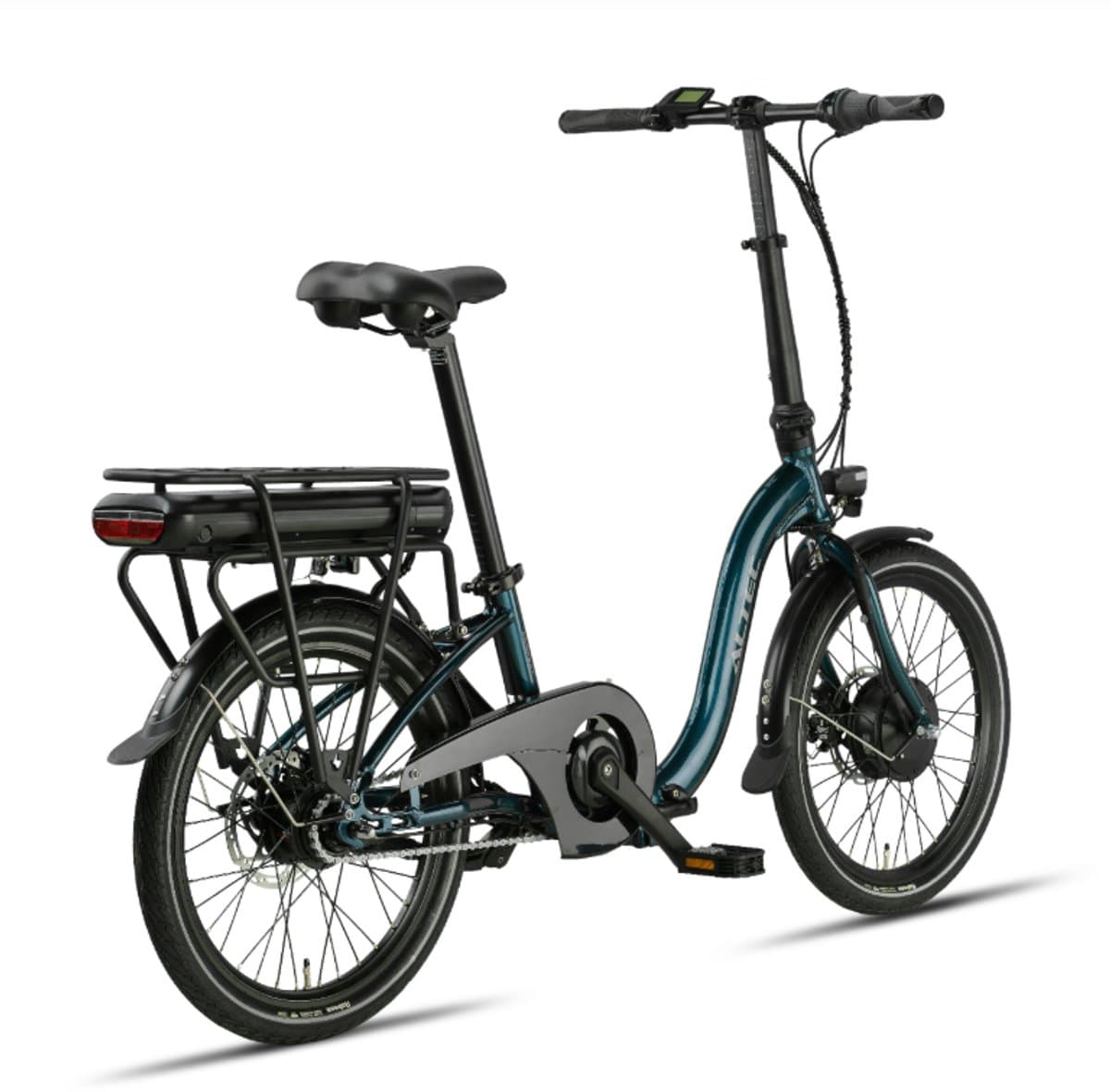 Altec Compact Elektrische Fiets - E-bike 20 Inch - Vouwfiets 39 cm - 7 Versnellingen - Hydraulische Schijfrem - 468 Wh Accu - Petrolblauw thumbnail 2