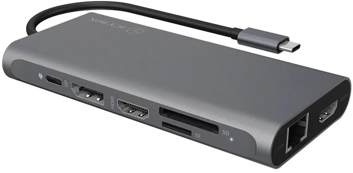 ICY BOX IB-DK4050-CPD USB-C 12-in-1 PD 100W DockingStation thumbnail 2