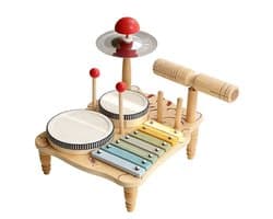 Productfoto van Montessori Muziektafel Drumstel