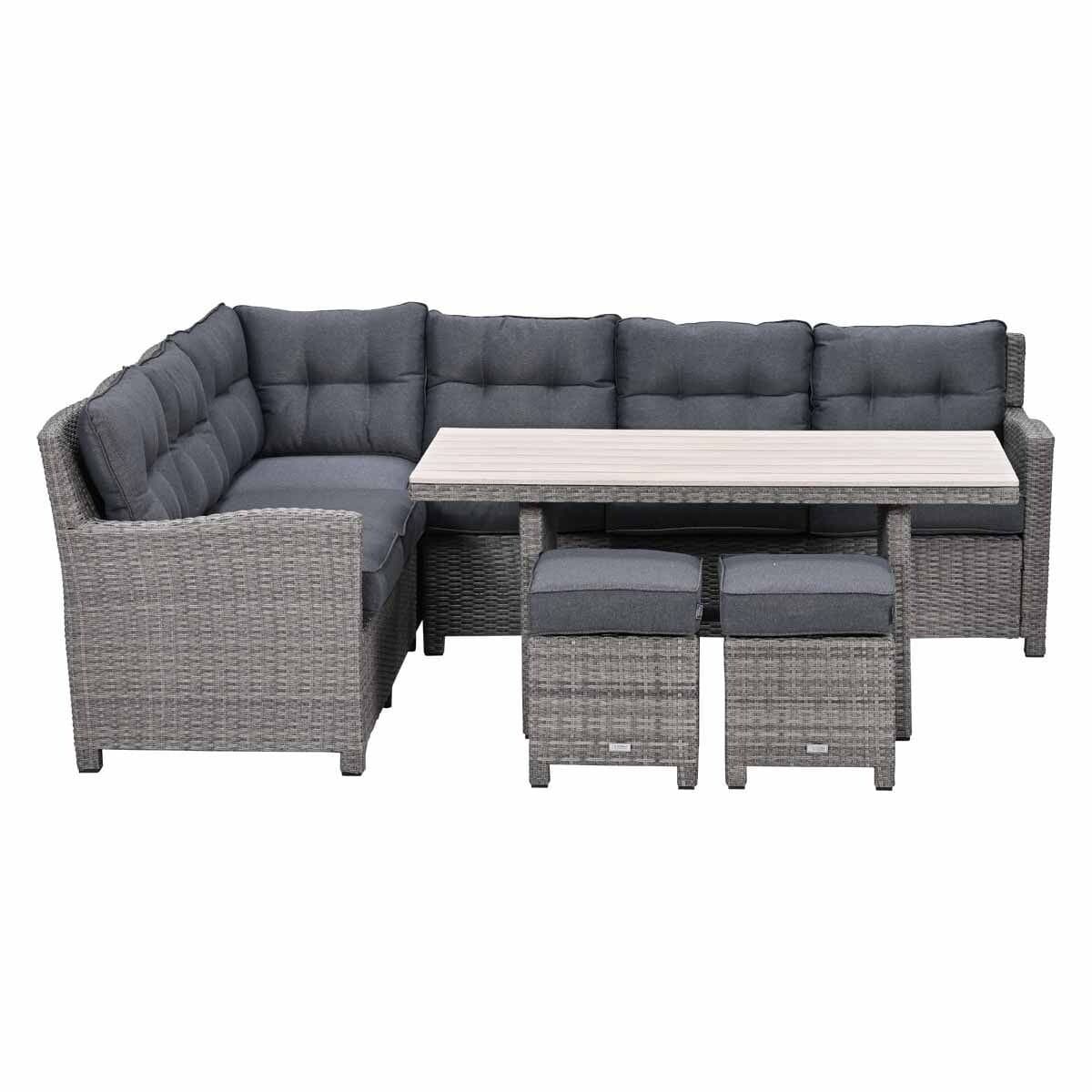 Garden Impressions Jaru lounge dining set 5-delig links - light teak vironwood thumbnail 2