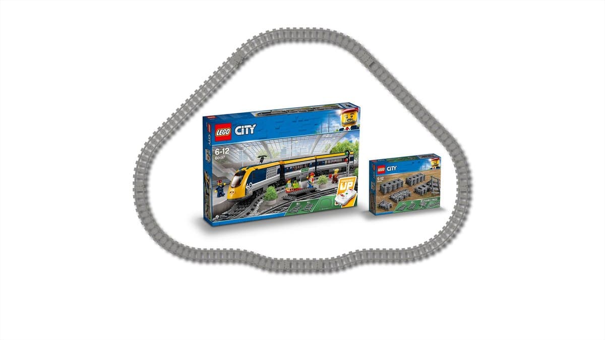LEGO City Treinrails - Constructiespeelgoed voor treinsets thumbnail 3