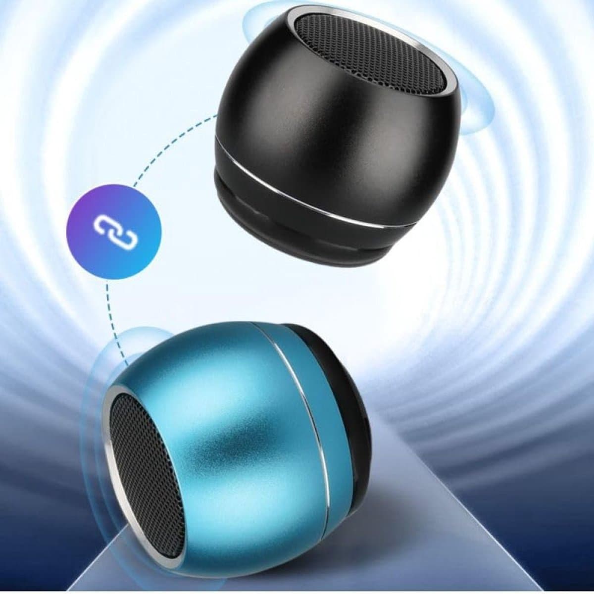 Ynkkvre Ynkkvre Bluetooth Speaker: set van 2 mini speakers voor onderweg thumbnail 6