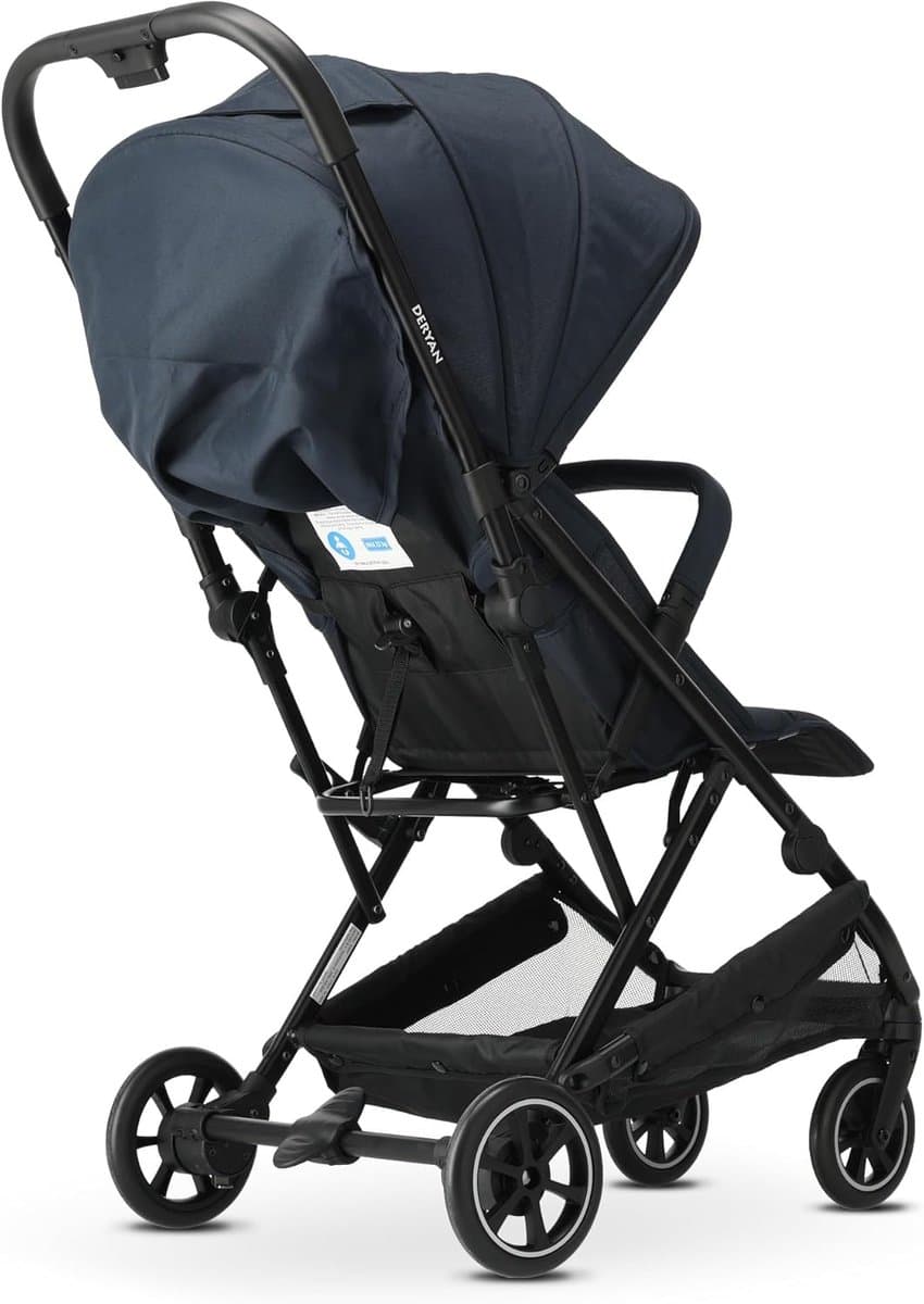 Reisbuggy - Compacte Buggy - Onderweg Slapen - Eén Hand Inklapbaar - Tot 22 kg - Donkerblauw thumbnail 7