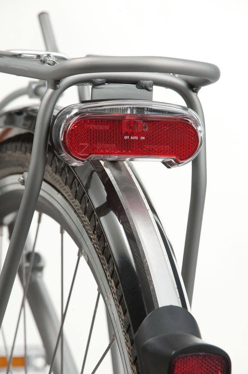 AXA Riff Battery Switch Achterlicht – LED Fietsverlichting op Batterij – 600 m Zichtbaarheid – 50–80 mm Montage – Geïntegreerde Reflector thumbnail 4