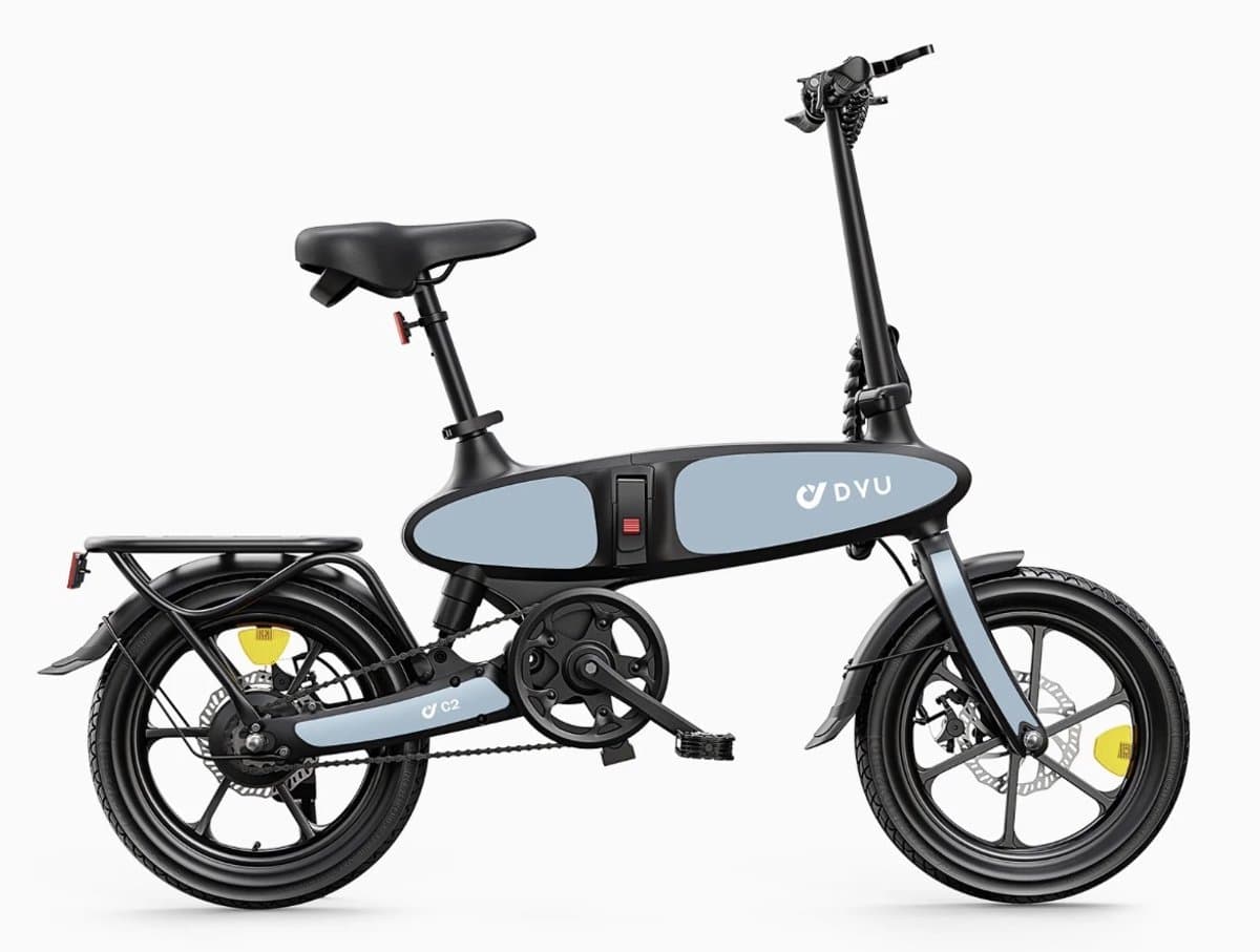elektrische fiets - vouwfiets - opvouwbaar - C2 dyu - inclusief tracker traceer systeem thumbnail 5