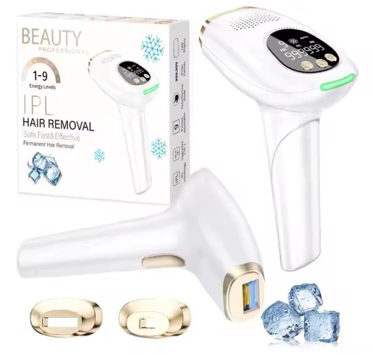 IPL Laser Ontharingsapparaat - Ice Cooling - 999.999 flitsen thumbnail 7