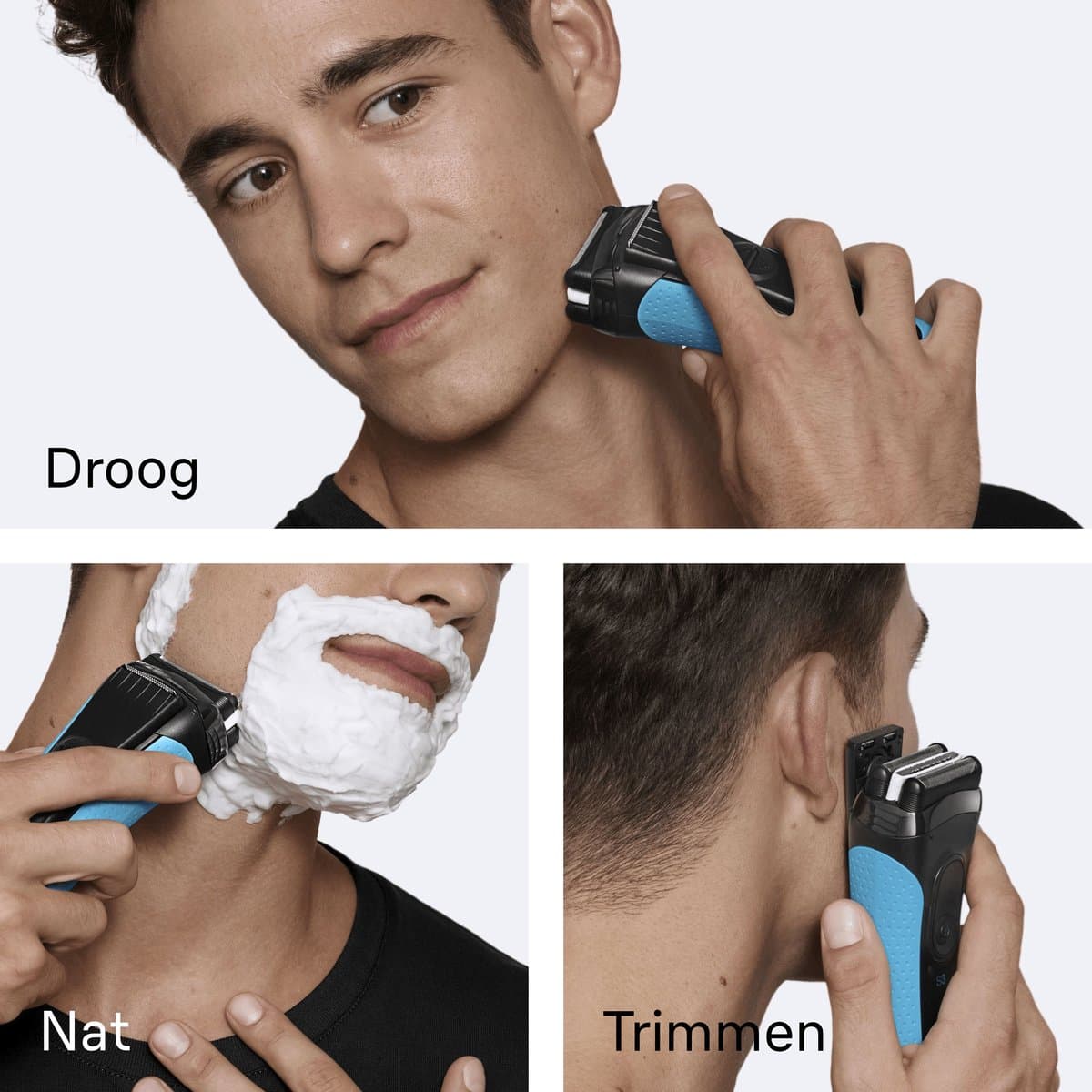 Braun Series 3+ 3040S - Elektrisch Scheerapparaat voor mannen - Precisietrimmer - Nat & Droog thumbnail 5