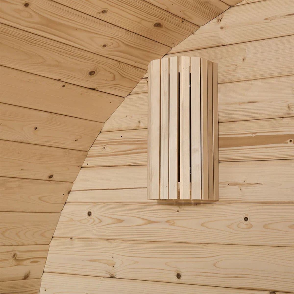 Barrelsauna Spitsbergen - Incl. saunakachel - Ø 190 cm - 3,6 - 8 kW - 2 tot 6 personen thumbnail 7