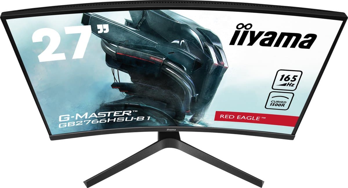 iiyama G-Master GB2766HSU-B1 Red Eagle - 27" curved gaming thumbnail 2