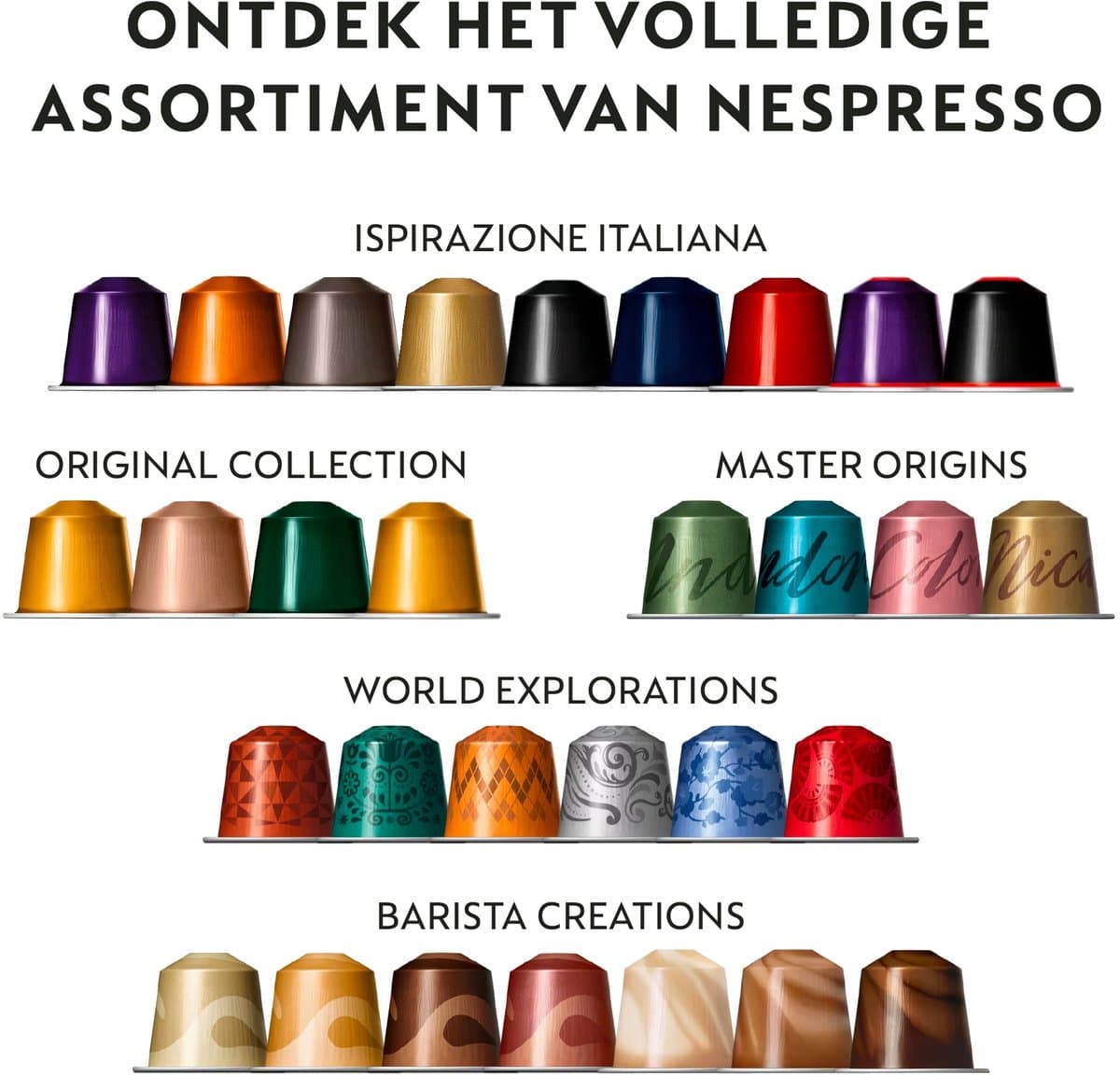 Nespresso - Original - Arpeggio - Koffiecups - 50 capsules thumbnail 4