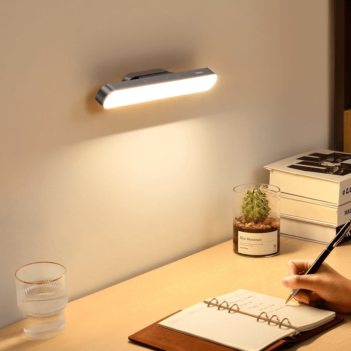 Baseus Draadloze Bureaulamp - Dimbaar & Magnetisch thumbnail 7