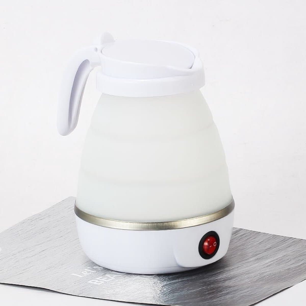 Opvouwbare waterkoker - wit - waterkokers - waterkoker klein - elektrisch - 0.6L