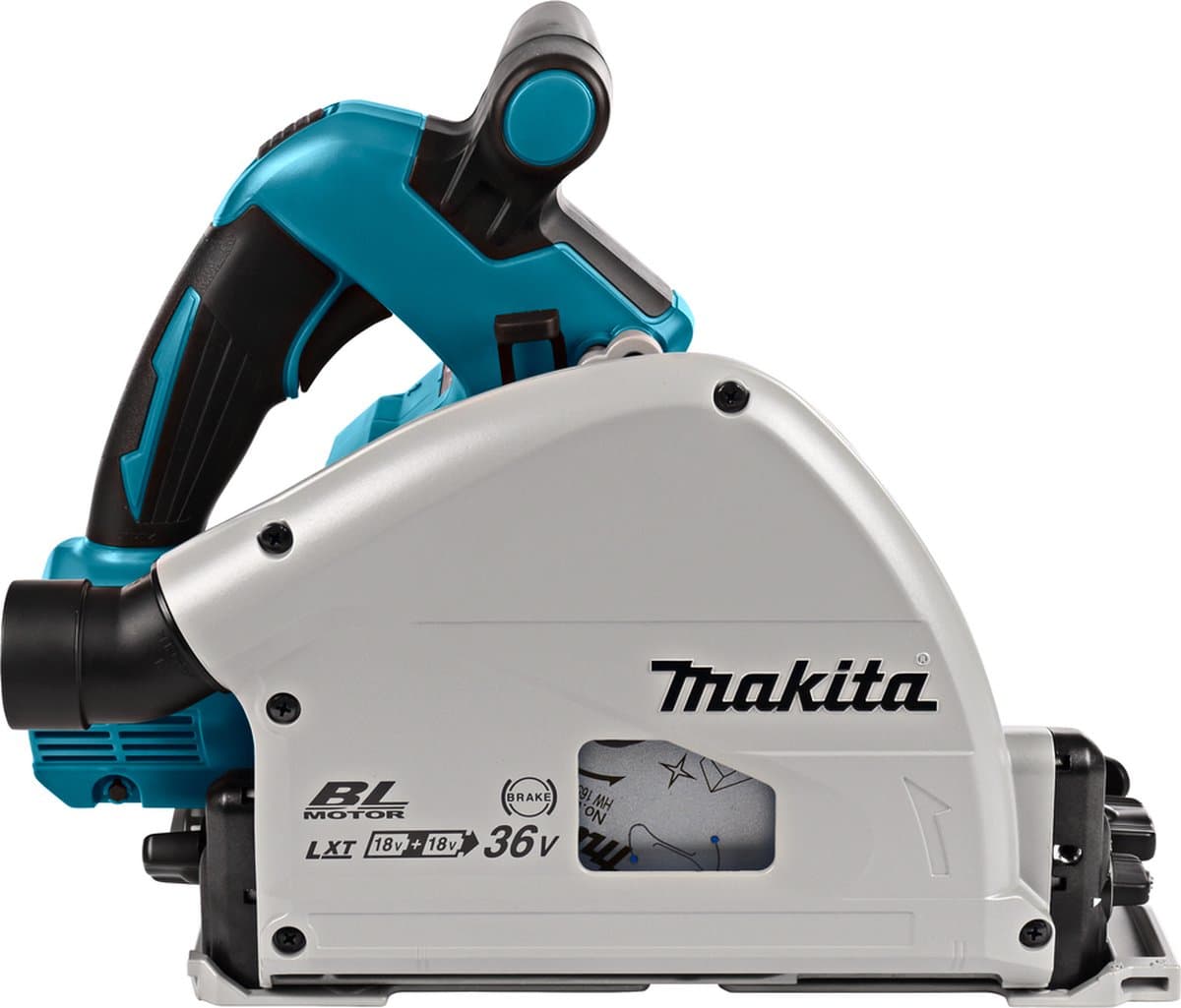 Makita DSP600ZJ2 Accu Invalzaag 2x18V met Geleiderail thumbnail 3