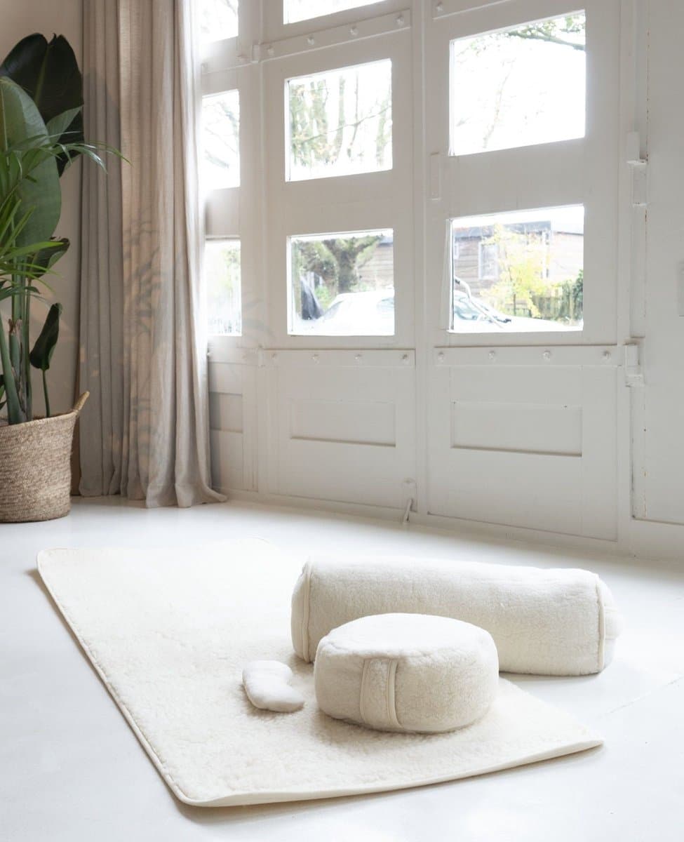 Lotus yogamat van merinowol 200 x 75 cm thumbnail 8