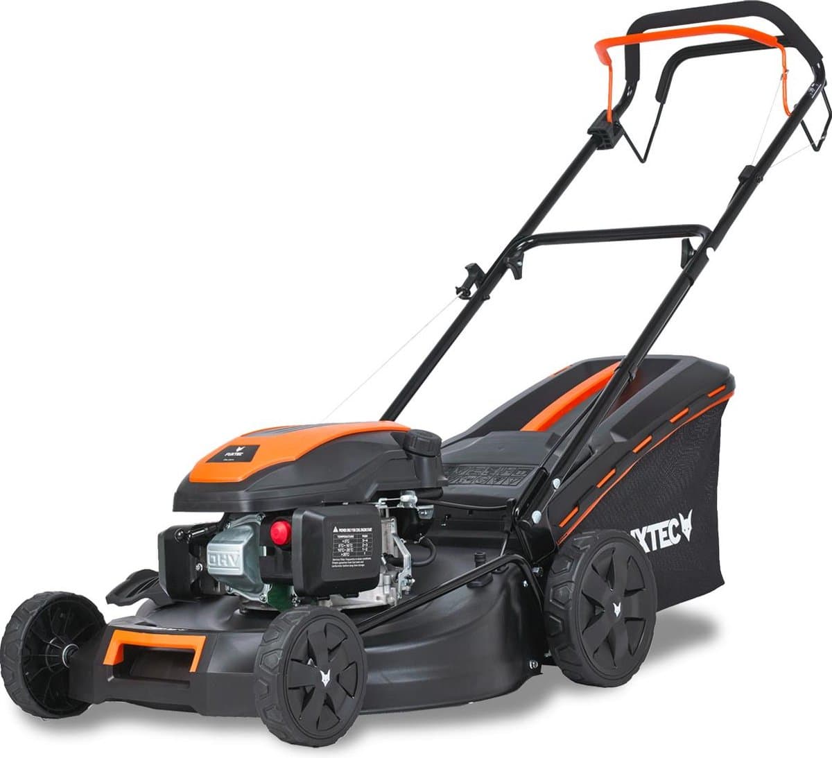 FUXTEC 4in1 Benzine Grasmaaier FX-RM5170 - 4pk/2,9kW - 51cm Maaibreedte - 7-traps Hoogteverstelling - 4-Takt - Achterwielaandrijving - 60L Grasvanger - Mulchfunctie & Zij-uitworp thumbnail 2