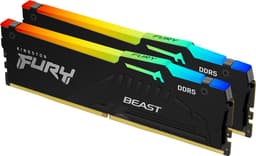 Productfoto van Kingston FURY Beast 16GB DDR5-6000 RGB Kit (2x8GB)