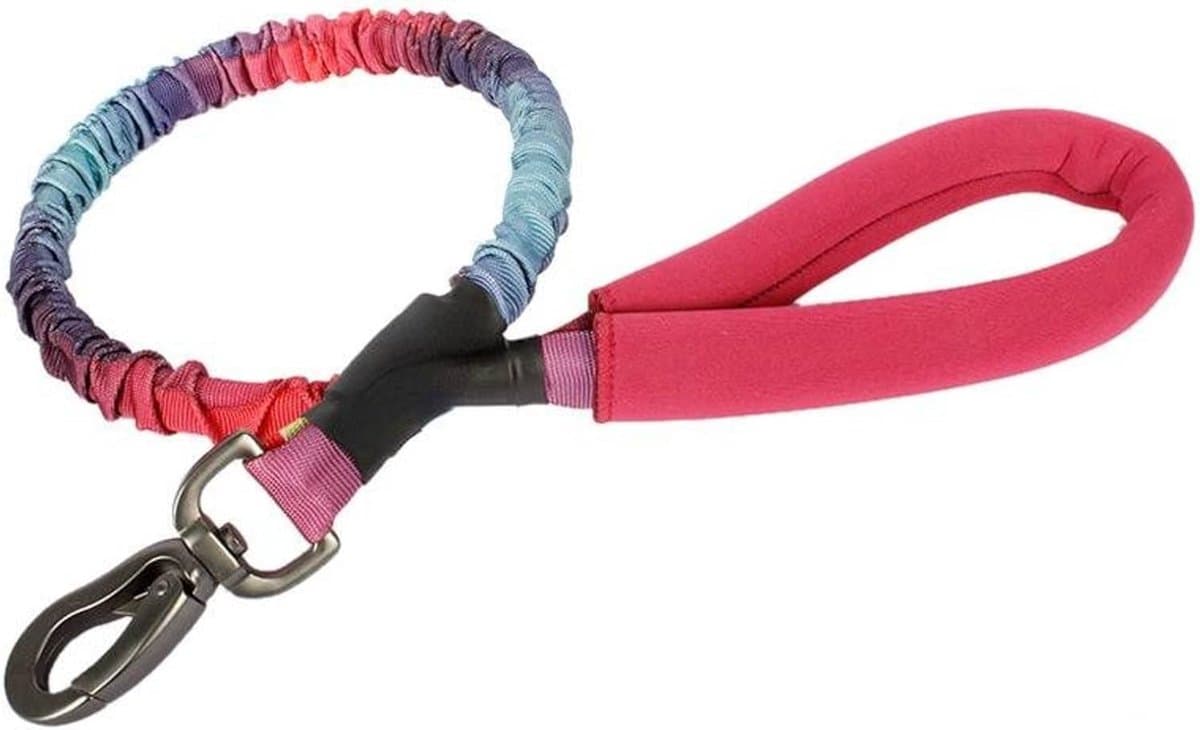 Hondenriem Intrekbare hondenriem - Stijlvolle Pet Riemen Running Training Tractie Touw - Sterke Hondenriem (75-105) cm) Roze/blauw