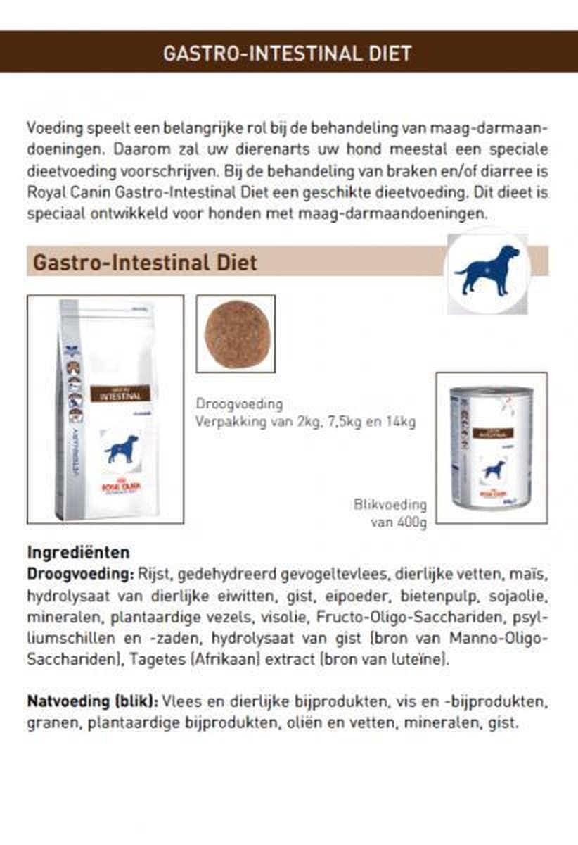 Royal Canin Gastro Intestinal - Hondenvoer - 14 kg thumbnail 5