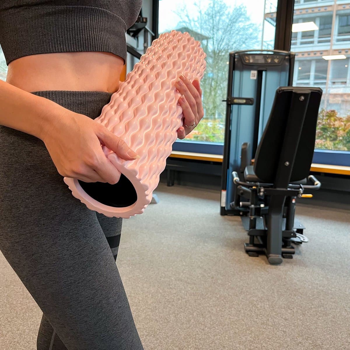 BusinessBody - Foamroller - Foam roller - Stijlvol - 45x14 cm - Zachtroze thumbnail 3