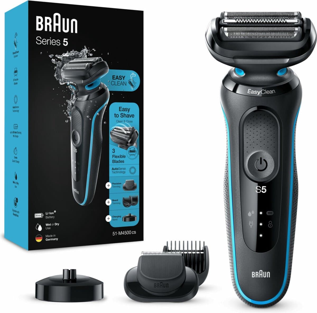 Braun Series 5 51-M4500cs - Flexibel en waterbestendig