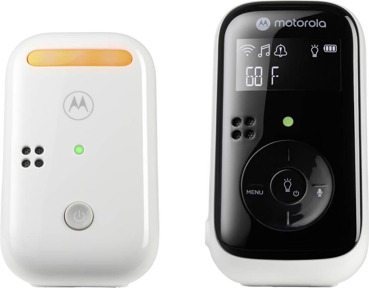 Motorola Baby Monitor PIP11 - 300m Bereik - Tweewegcommunicatie - Incl. Nachtlampje en Slaapliedjes - Wit thumbnail 6