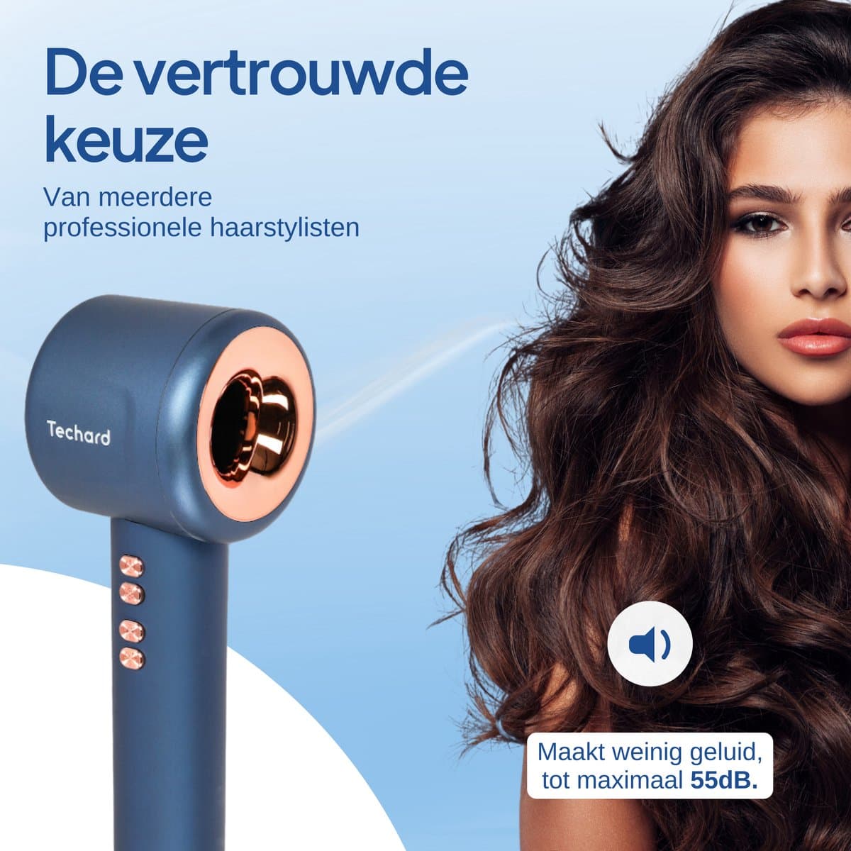 Techard Ionische Haardroger met Diffuser 110.000RPM thumbnail 3