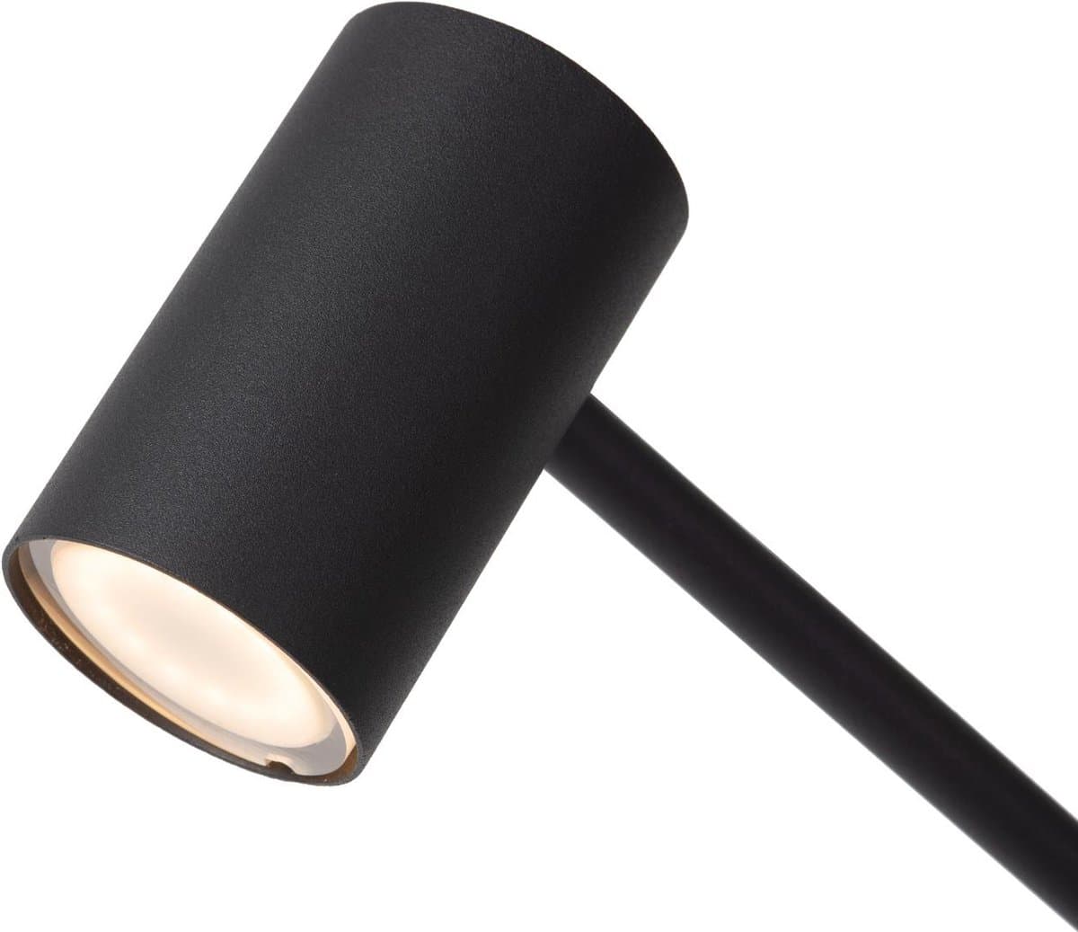 Lucide TIPIK - Oplaadbare Bureaulamp - Accu/Batterij - LED 3 StepDim - 1x3W 2700K - Zwart thumbnail 8