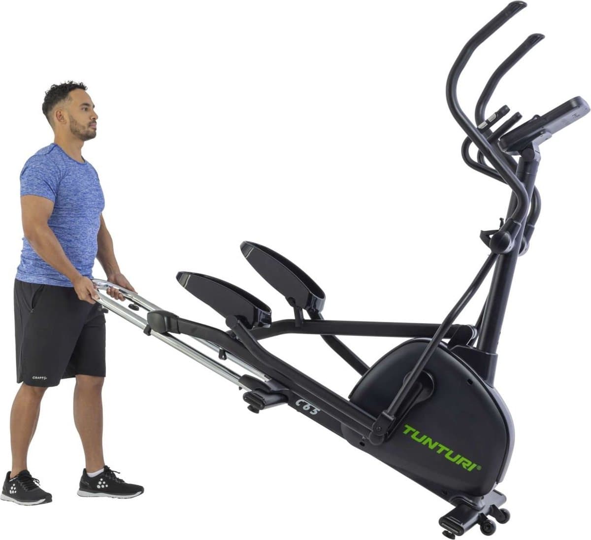 Signature C65 Crosstrainer - Fitness trainer met 48 weerstandsniveaus - Ergometer - Bluetooth - Hartslagsensoren - Tablethouder thumbnail 4