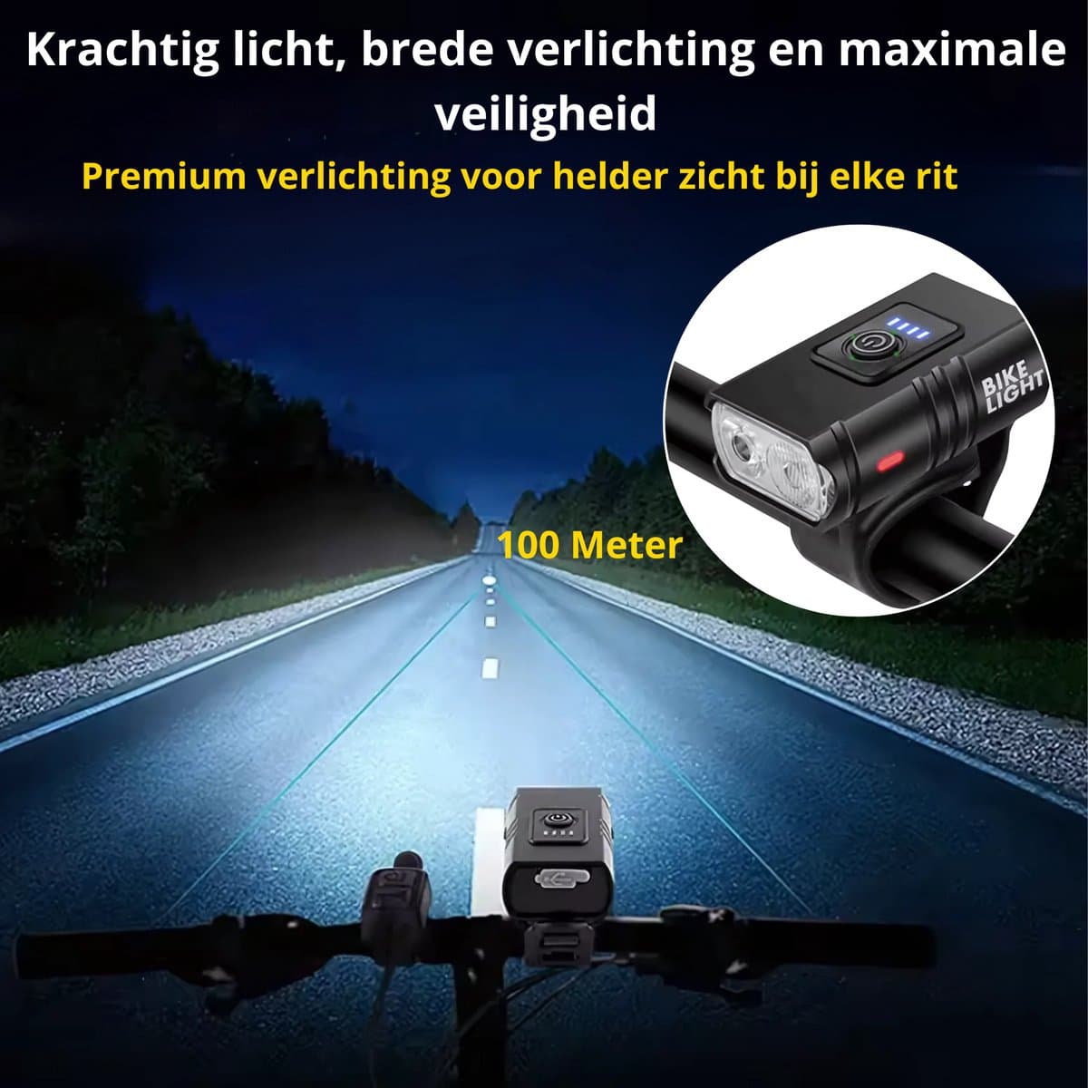 Luxamore ClearPath LED Fietsverlichting 1000 Lumen USB thumbnail 6