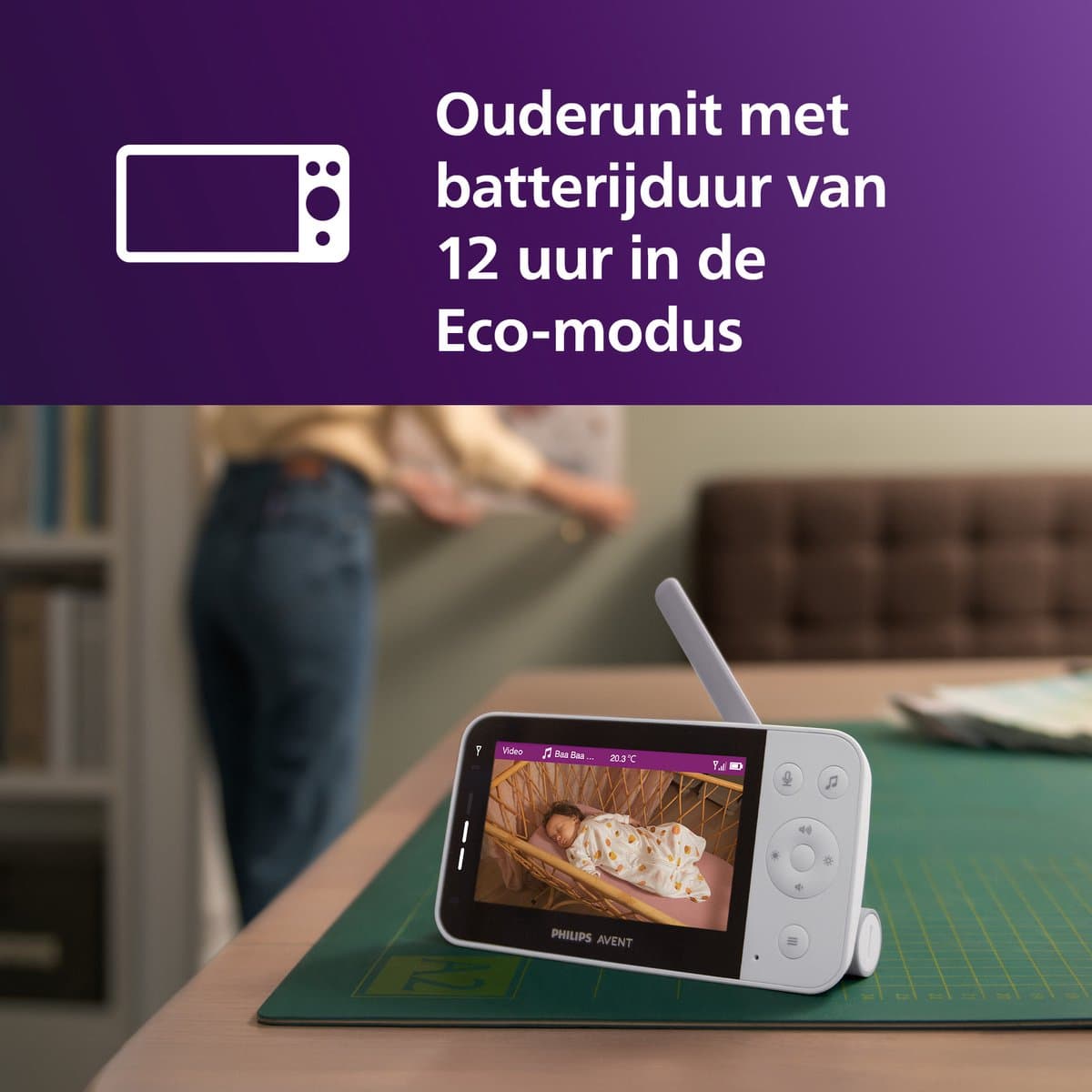Philips Avent SCD951 Beeldbabyfoon met Full HD en App thumbnail 6