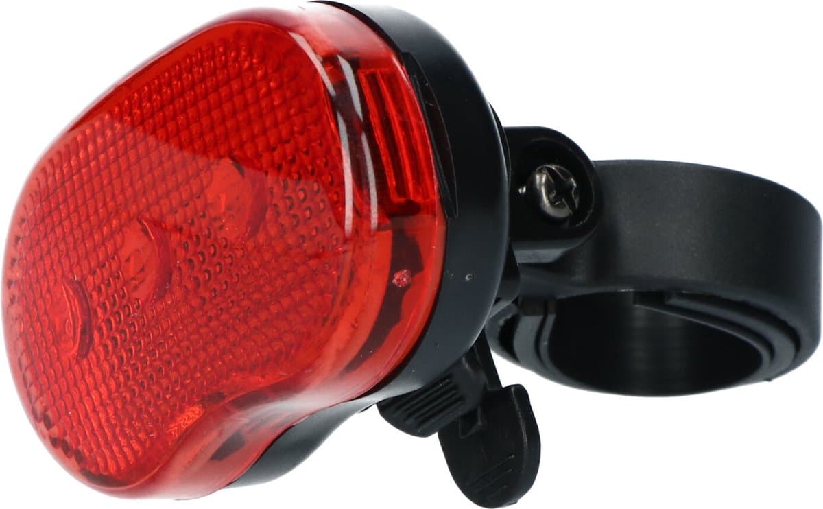 Dresco Achterlicht Fiets 3 Led's | Fietsverlichting led | Achterlicht met Batterij en Knipperlicht thumbnail 7
